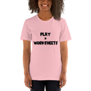 Play > Worksheets Unisex T-shirt